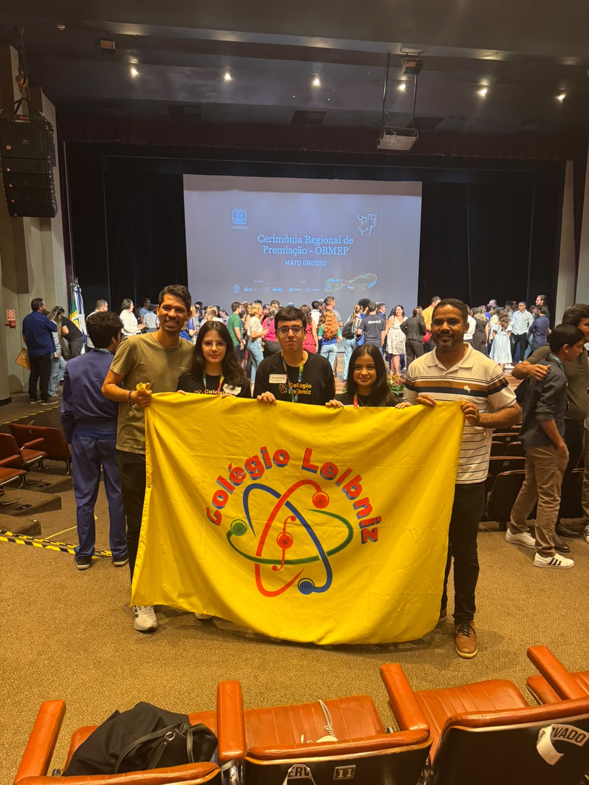 Medalhistas do Colégio Leibniz na Cerimônia Regional OBMEP - Mato Grosso