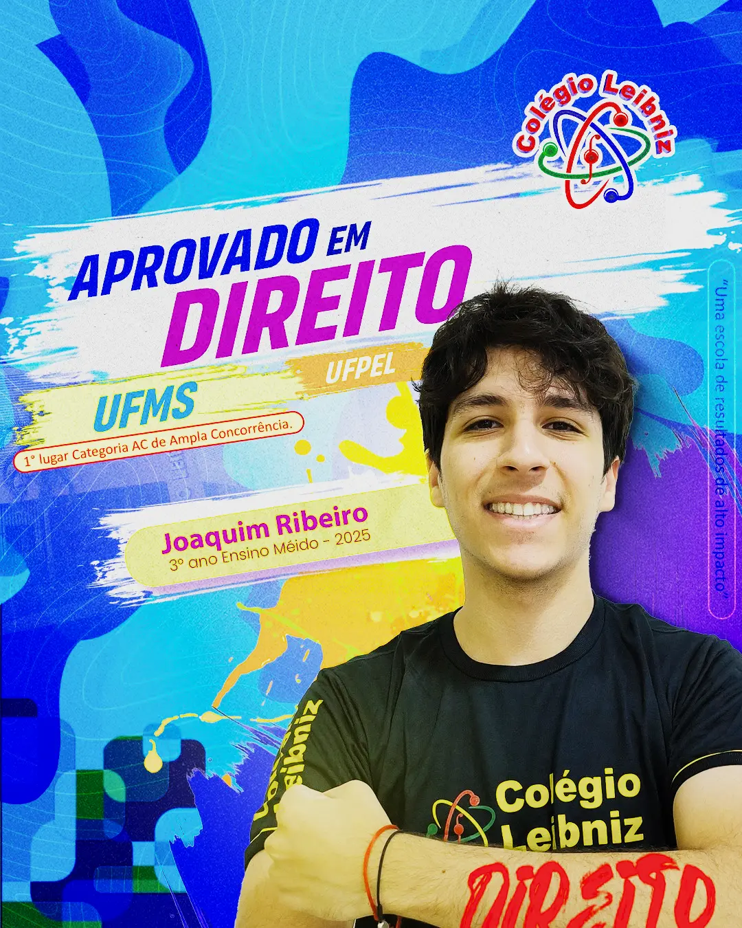 Joaquim Ribeiro — aprovado(a) em Direito na UFMS / UFPEL