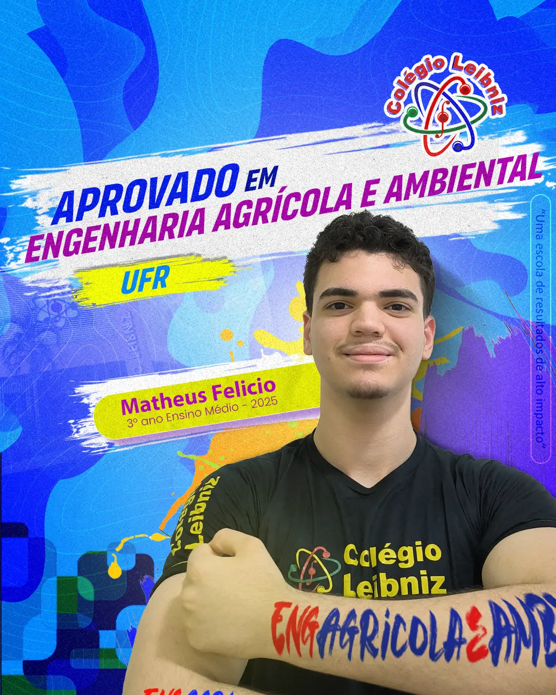 Matheus Felicio — aprovado(a) em Eng. Agrícola e Ambiental na UFR